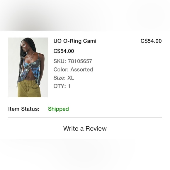 Urban Outfitters O-Ring Cami - XL - Picture 4 of 4